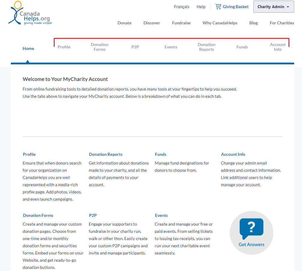 Home Screen - CanadaHelps.org - Help For Charities